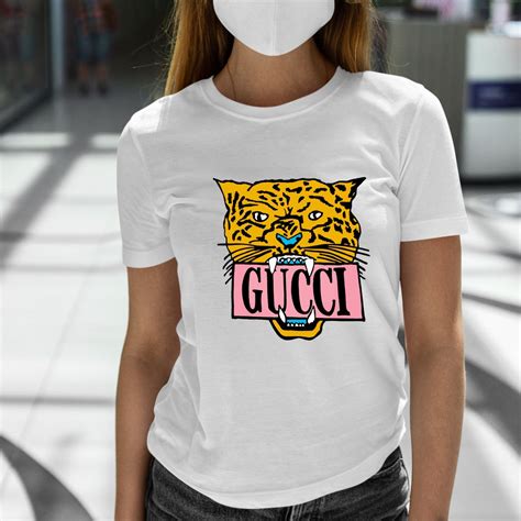 gucci white tiger t shirt|Gucci tiger long sleeve shirt.